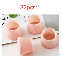 Durable Anti-Slip Silicone Table Chair Foot Mats for Floor Protection