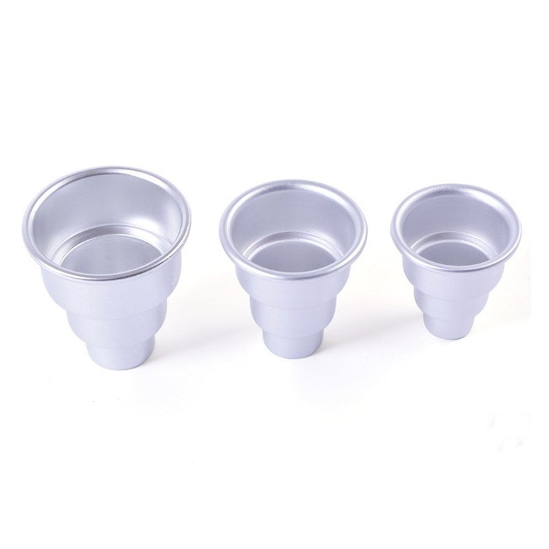 Mini three-layer aluminum alloy cake mold ,
