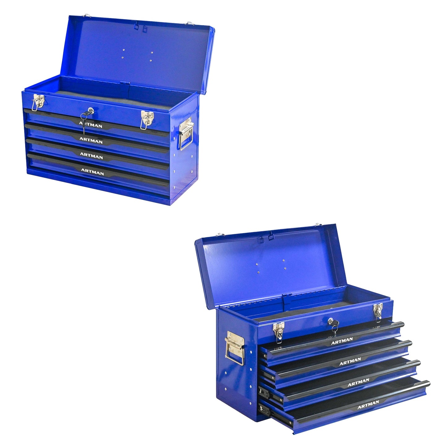 20-inch Steel Portable Tool Box With Drawers