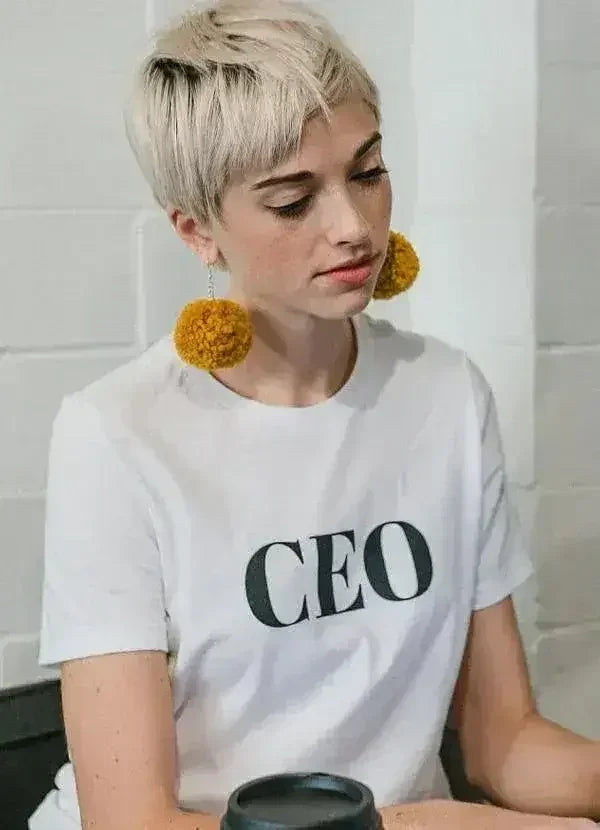 CEO White Women T-shirt