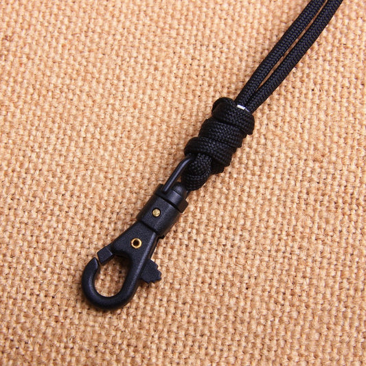 Hand-woven Keychain Lanyard Flashlight Rope Neck Rope Core Parachute Cord Woven Lanyard