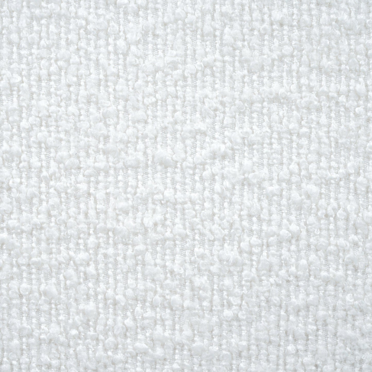 Cream-colored Boucle Upholstered Bed with Rubber Wood Foot, Queen