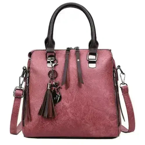 Single Shoulder Solid Color Wild Women's Messenger Bag