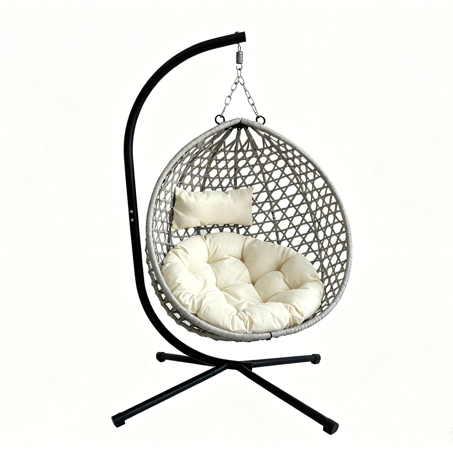Foldable Hanging Egg Chair with Stand