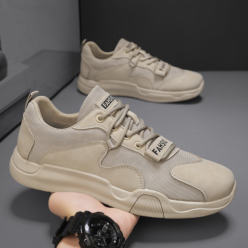 2026 Summer Trendy Versatile Low Top Breathable Height Increasing Soft Sole Men's Casual Sports Shoes