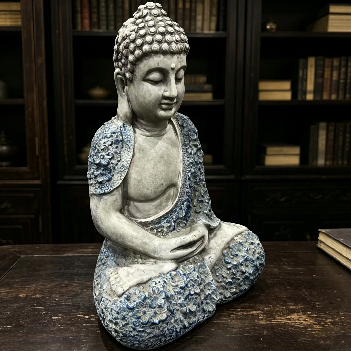 16'' Weatherproof Resin Buddha Garden Statue