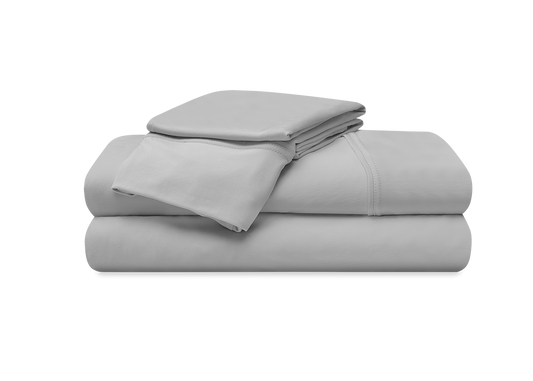 BedGear Vertex Sheet Set, Light Grey, Split King / Split Cal King