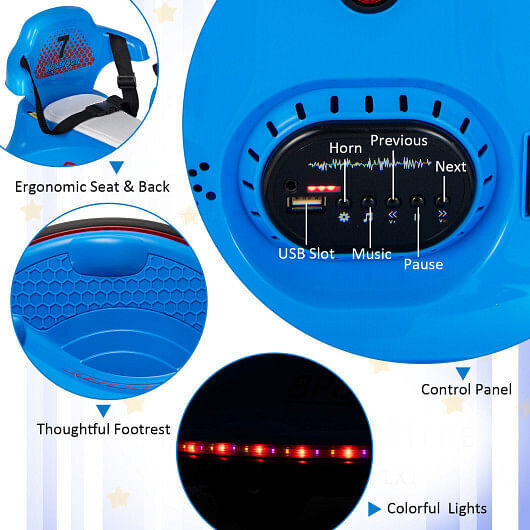 360?° Spin Electric Ride On Car for Kids and Toddlers - Bumper Car Fun!
