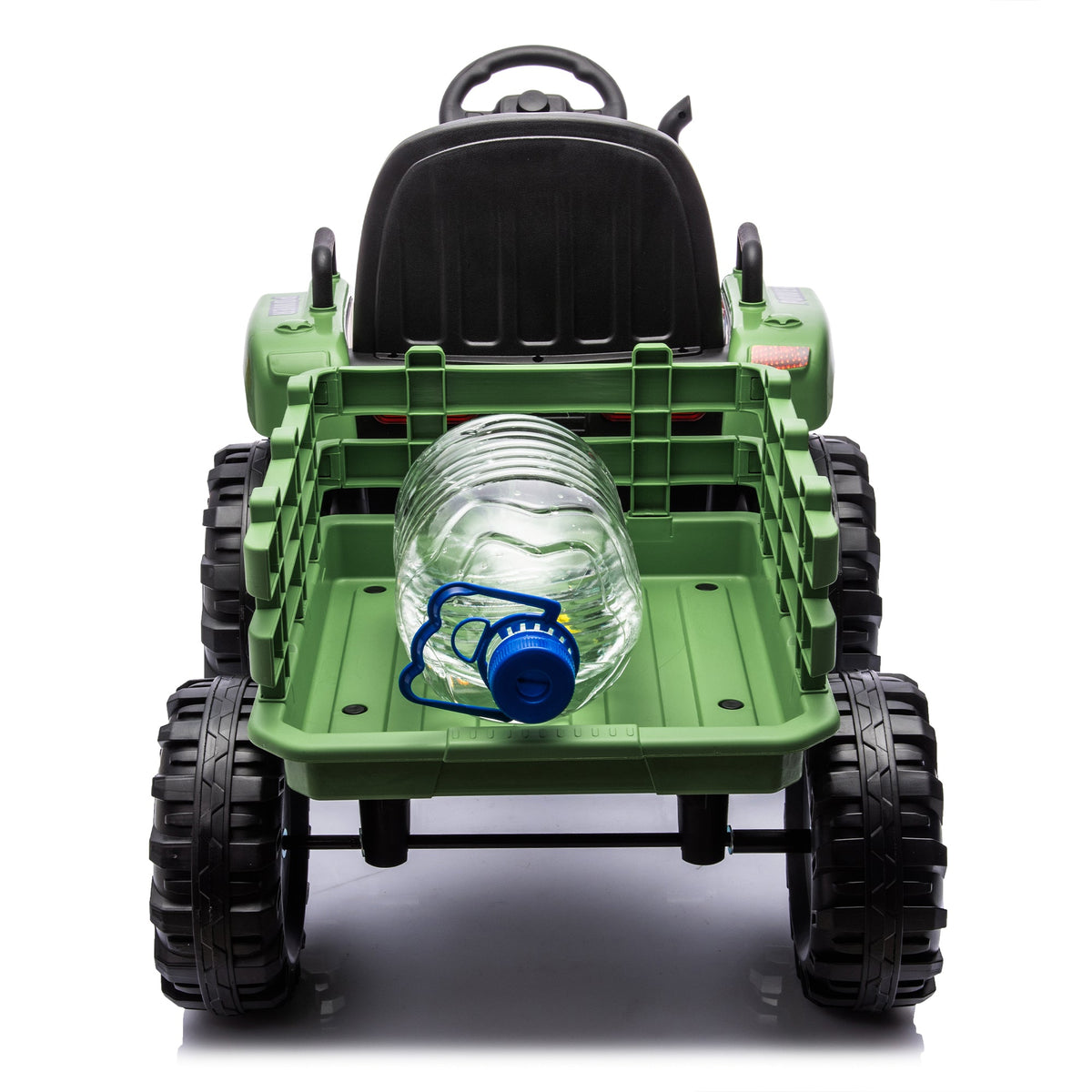 Ride On Tractor With Trailer - 24V Battery Powered Electric Tractor Toy