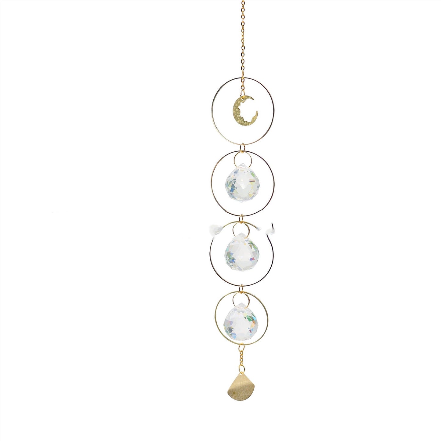 Garden Crystal Pendant Moon Star Sun Catcher New Product