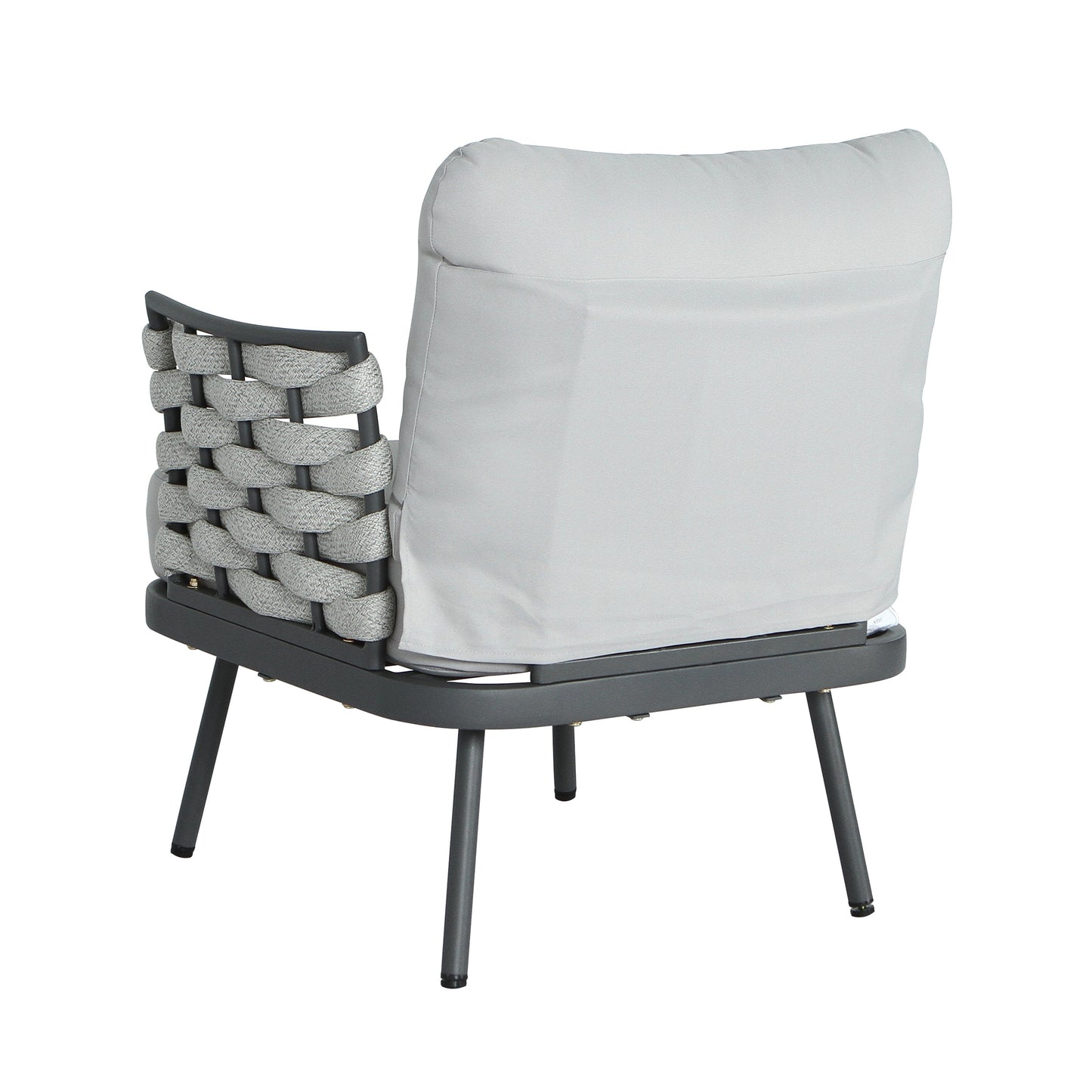 Mariano Steel 4-Pieces Conversation Set