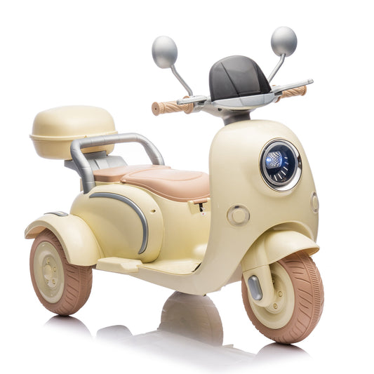 12V Two Motors Kids Ride On Two-Seater Electric Motorcycle