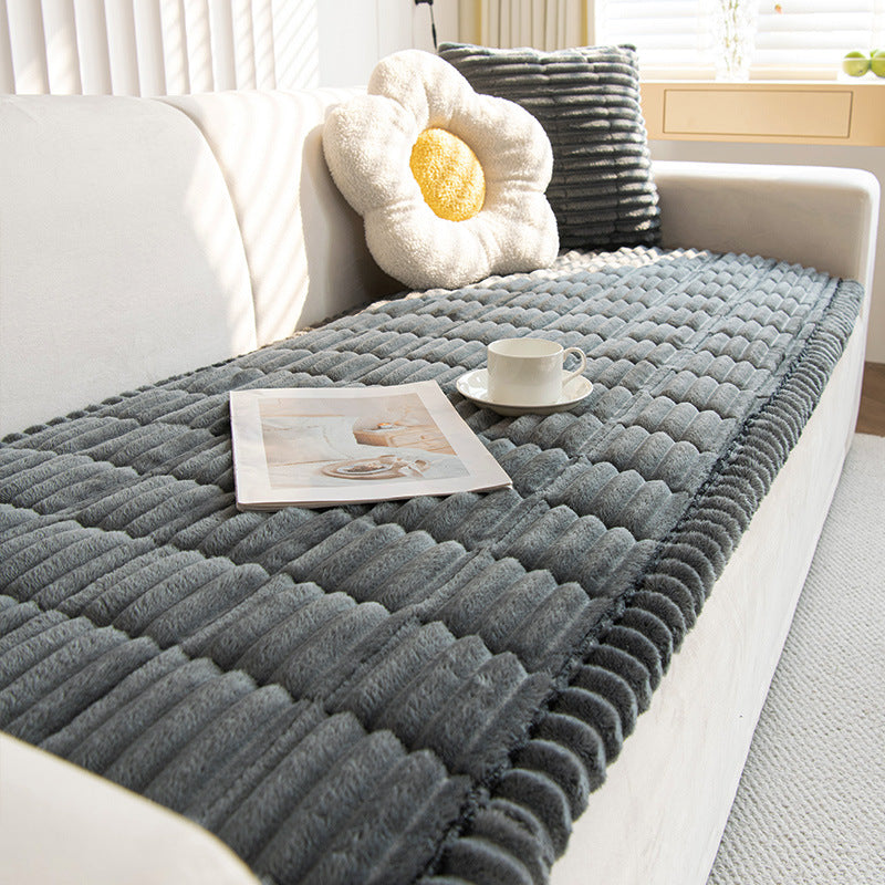 Simple Modern Non-slip Autumn And Winter Plush Cushion