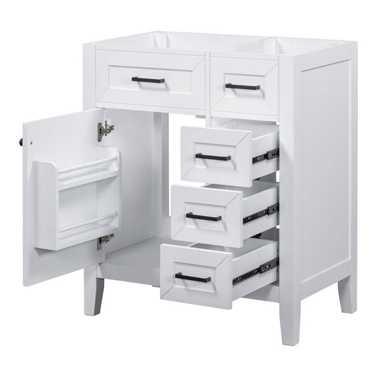 30" Bathroom Vanity Cabinet Base Without Sink