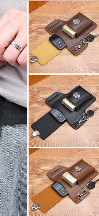 Men's Waist Bags Are Ideal For Office Workers To Store Cigarette Cases And Hang Keys