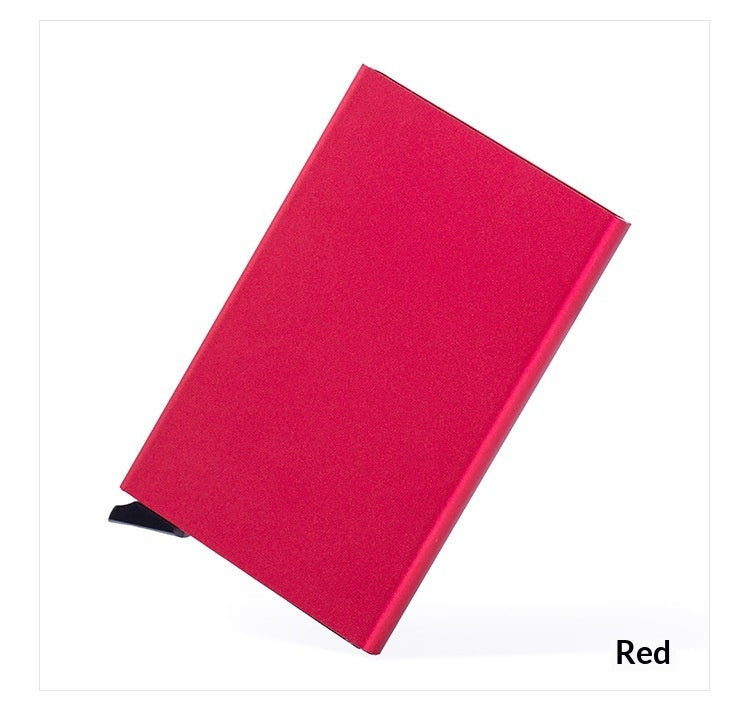 Mens Automatic Pop-Up ID Holder