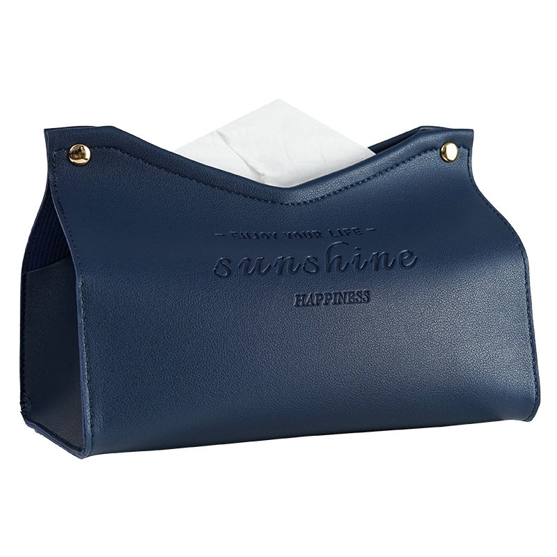 Leather Tissue Box, Hotel Pumping Box, Home Living Room, Creative Gift Box