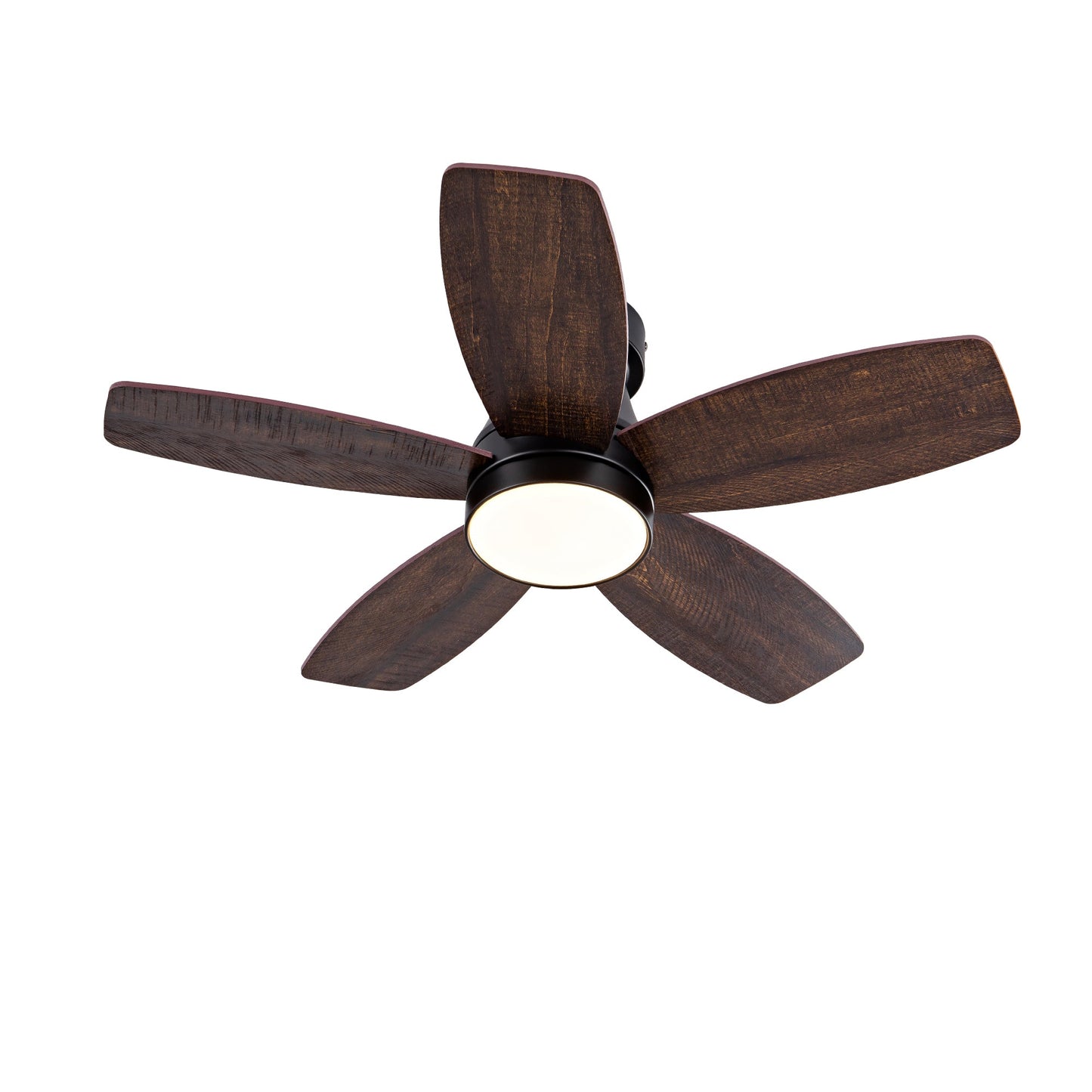 Ceiling Fans with Lights and Remote, 32 Inch Low Profile Ceiling Fan with Light, Flush Mount, Reversible, 3CCT, Dimmable