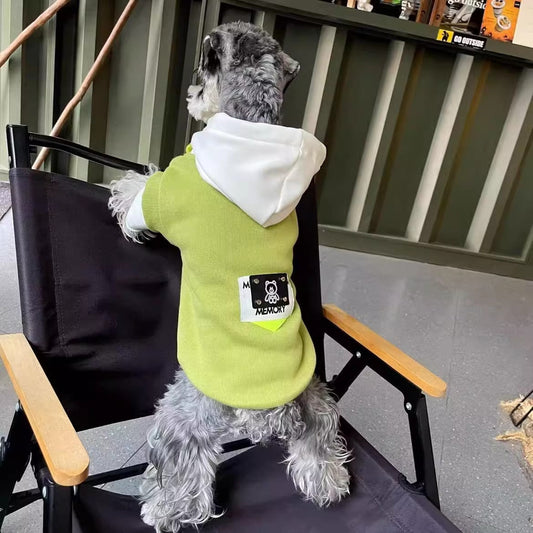 Fleece-lined Insulated Hooded Sweatshirt For Pets