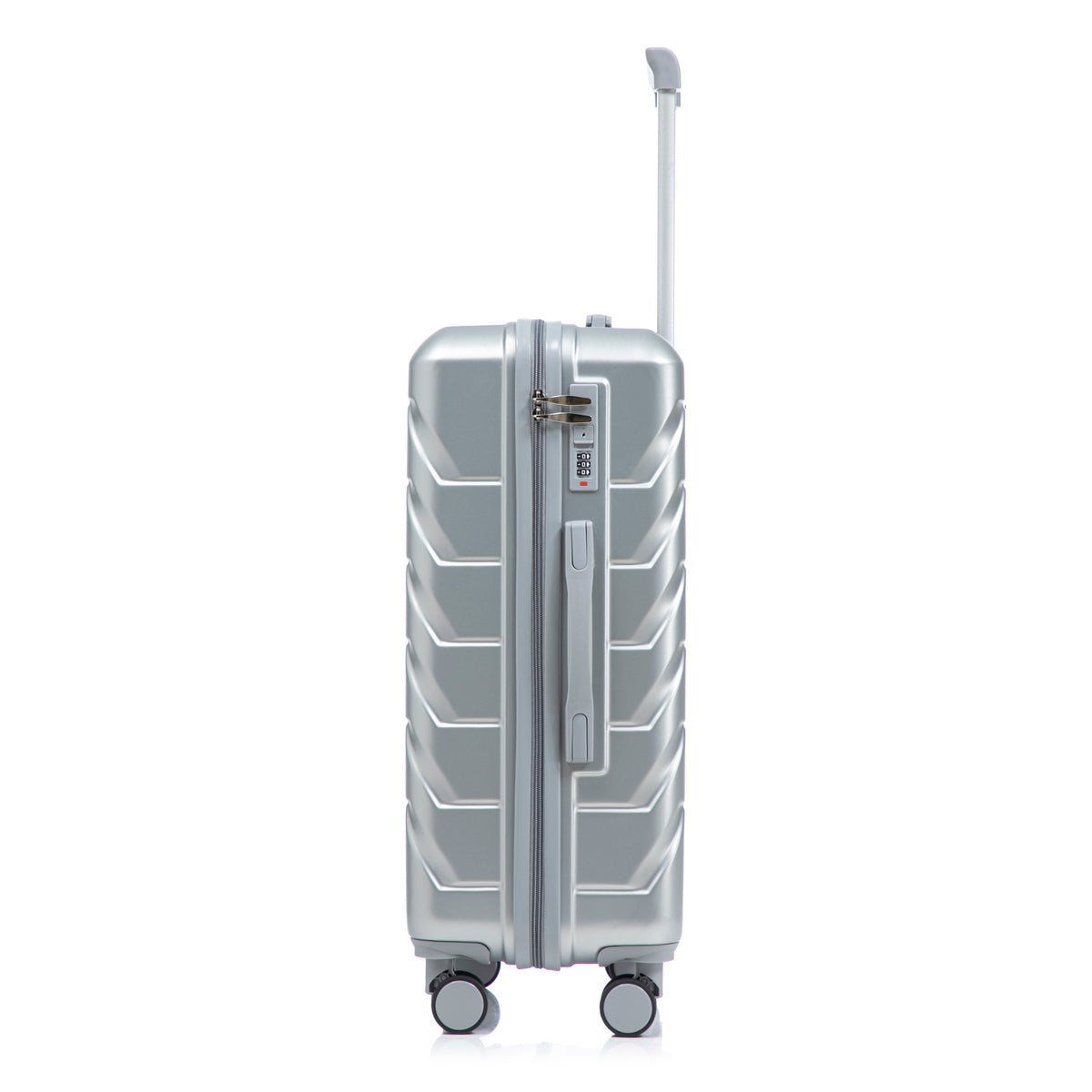 3-Piece ABS Spinner Wheel Luggage Set with Combination Lock