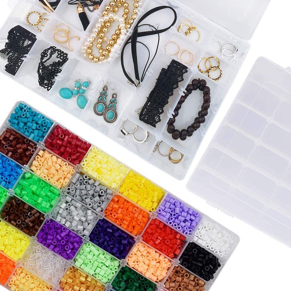 Cross-border 36 Grid Plastic Storage Box Craft Beads