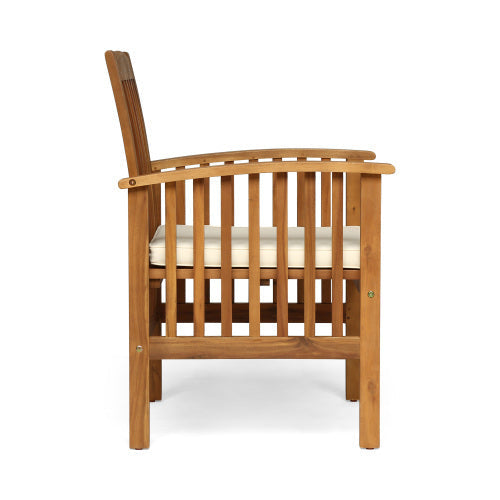 7-Piece Acacia Wood Outdoor Dining Set