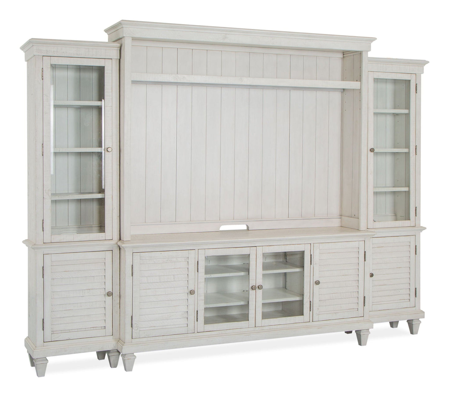 Newport - Wood Hutch - Alabaster