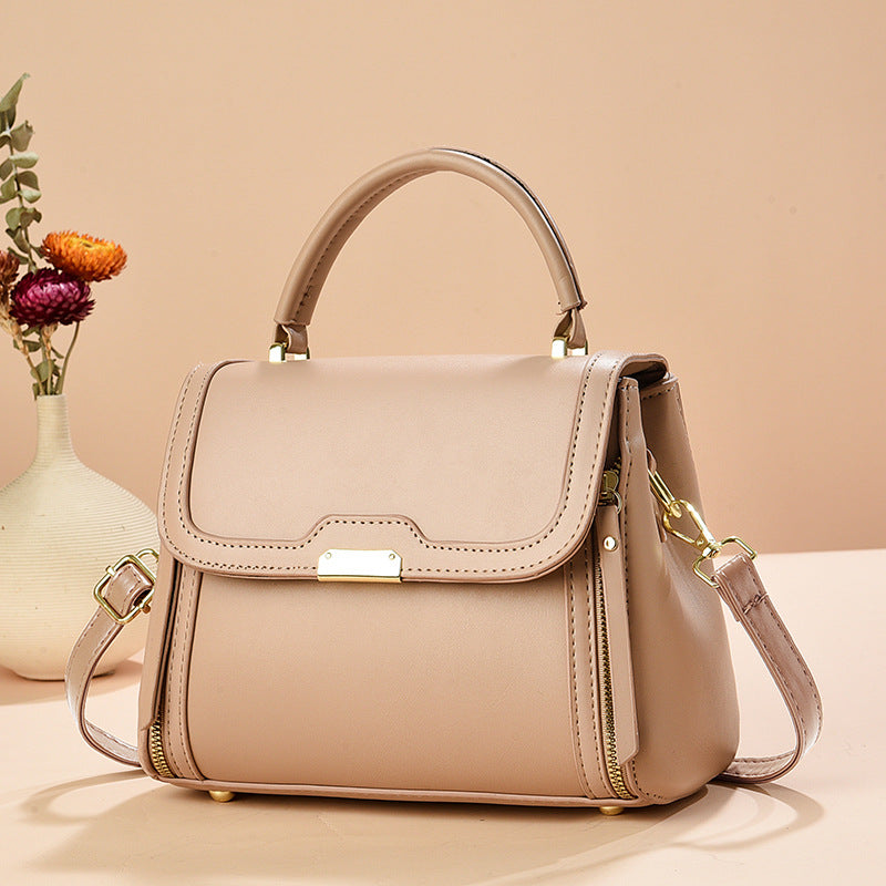 Solid-color Single-shoulder Crossbody Bag Versatile And Stylish