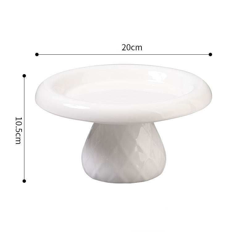 Ceramic Large-diameter Cat Bowl With Neck Protection, Not Easy To Tip Over, Cute Dog Bowl, Cat Canned Food Bowl, Snack Plate, Pet Bowl
