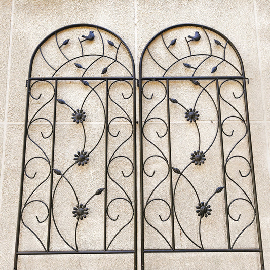 2 Pack Metal Garden Trellis 86.7" x 19.7"