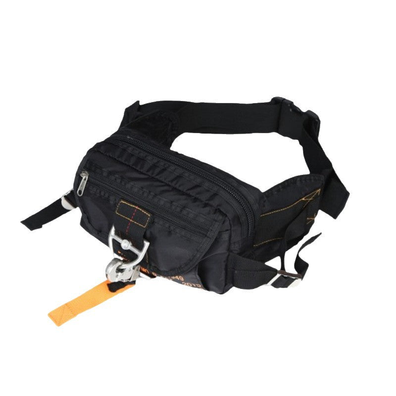 Multifunctional Waist Bag With A Uniquely Designed Nylon Hook-and-loop Closure