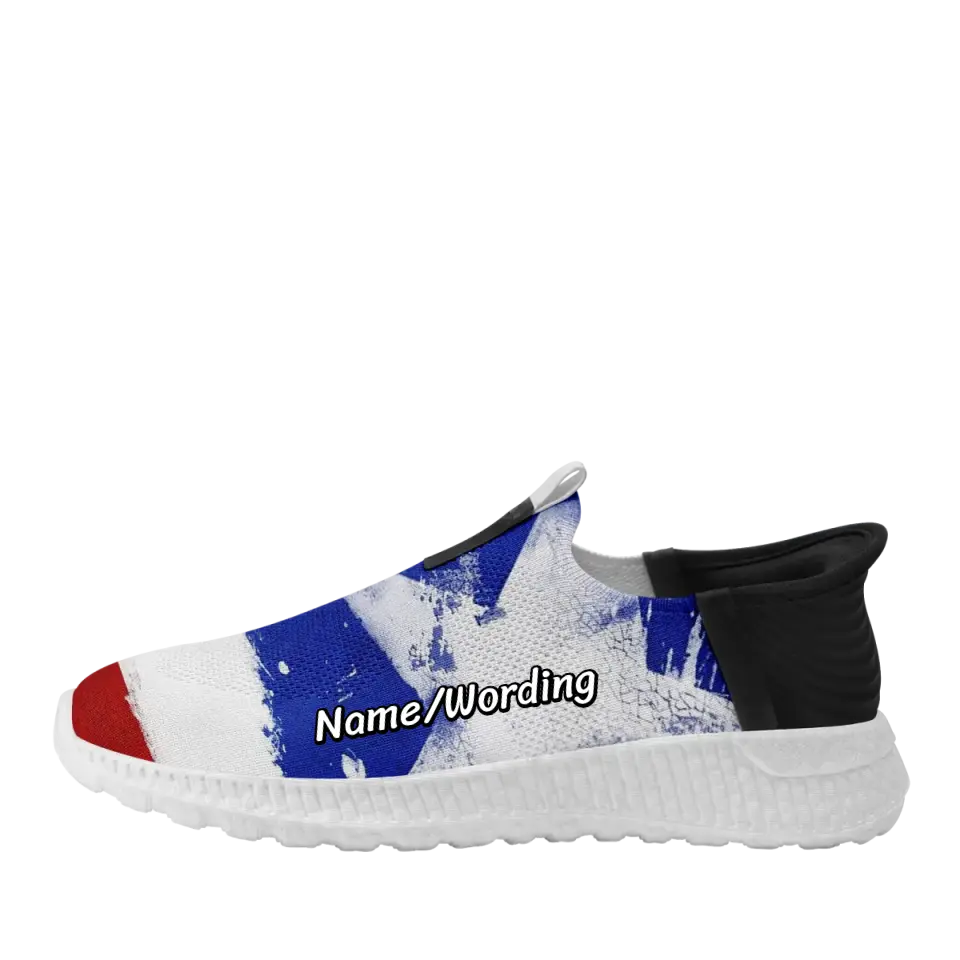 Personalized America Flag Shoes, Flyknit Slip-On Sneakers, Custom CoolCustomize Shoes,FN-007-23020082