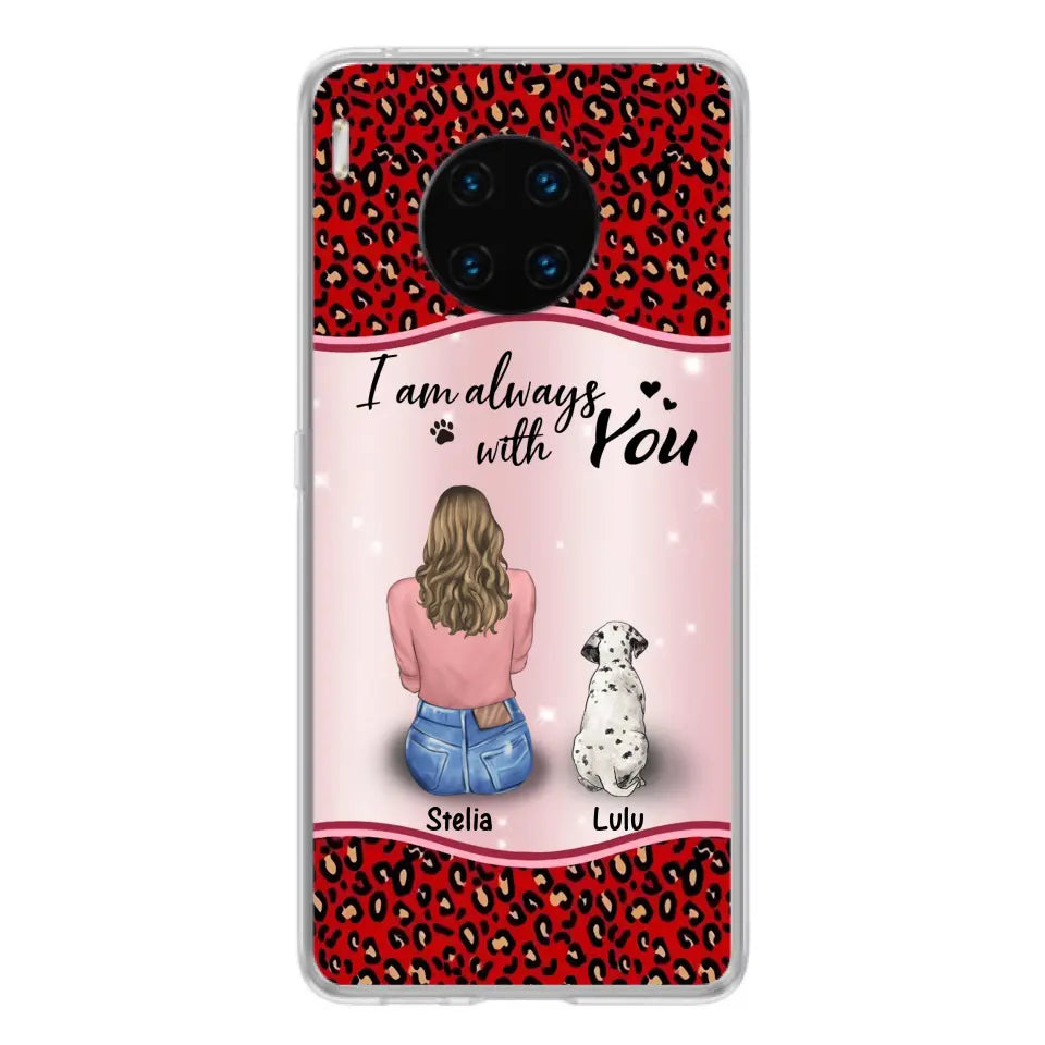 Personalized Dog Mom Phone Case - Up to 4 Dogs -Gift Idea For Dog Owners - I Am Always With You - Case For Oppo/Xiaomi/Huawei