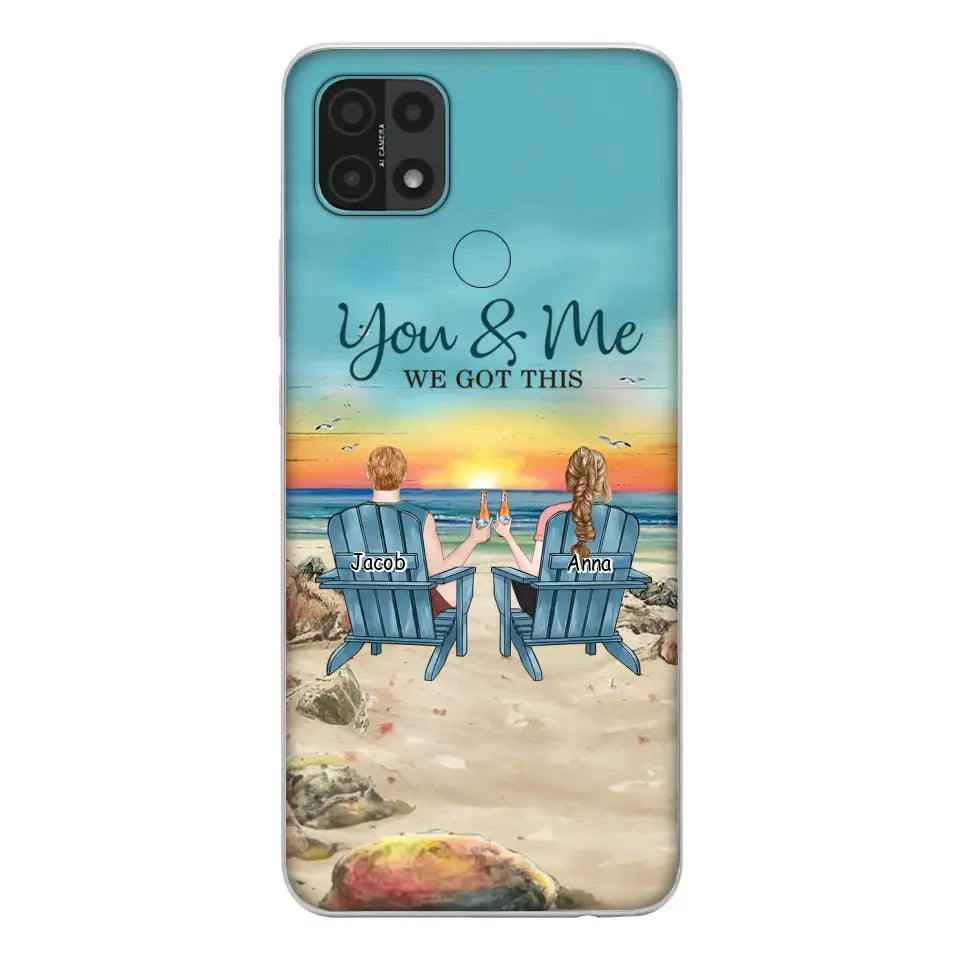 Custom Personalized Couple Phone Case - Gift Idea For Couple/Valentines Day - You & Me We Got This - Case For Oppo/ Xiaomi/ Huawei