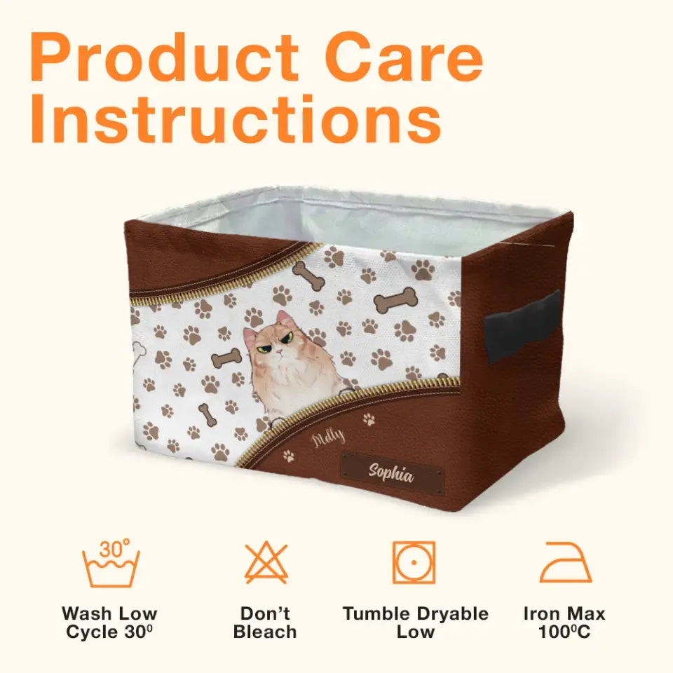 Personalized Pet Storage Box -
Up to 3 Dogs/Cats - Mother's Day/Father's Day Gift for Dog/Cat Lovers