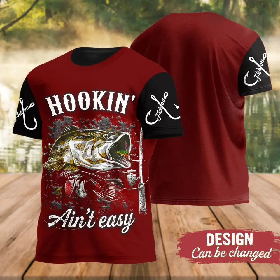 Personalized Fishing AOP T-Shirt - Funny Gift Idea For Fishing Lovers/Father's Day - I Love A Good Pole Dance