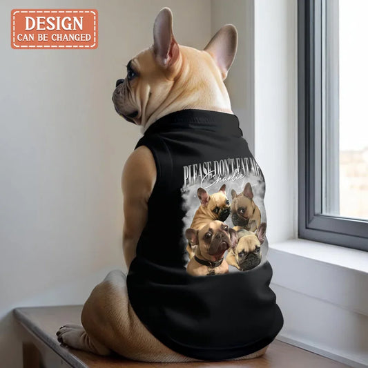 Personalized Pet Vintage AOP Big Dog's Tank Top - Upload Photo - Gift Idea For Your Dog/Cat - Don't Sack On Me