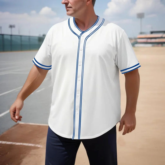 Personalized He Loves She Loves All-Over Print Baseball Jersey With Pinstripes - Gift Idea For Couple/Husband/Boyfriend - But They Both Love Each Other