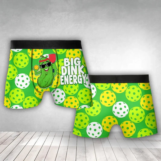 Big Dink Energy Pickleball AOP Men's Boxer Briefs - Gift Idea For Him/ Husband