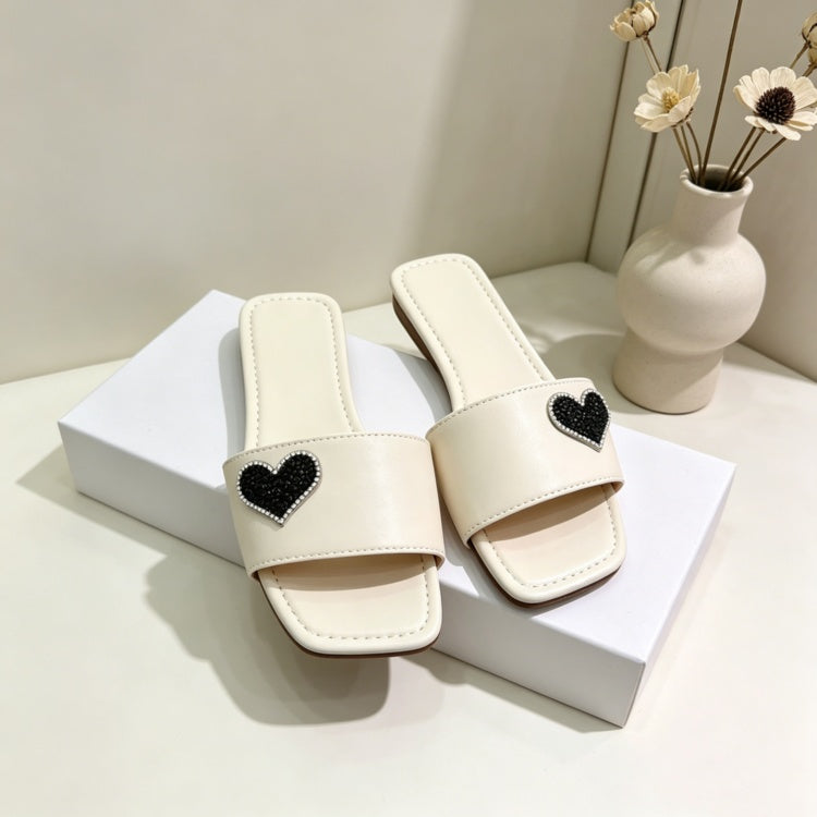 New Arrival One Strap Slippers For Women, Casual Soft Sole Flat Beach Sandals