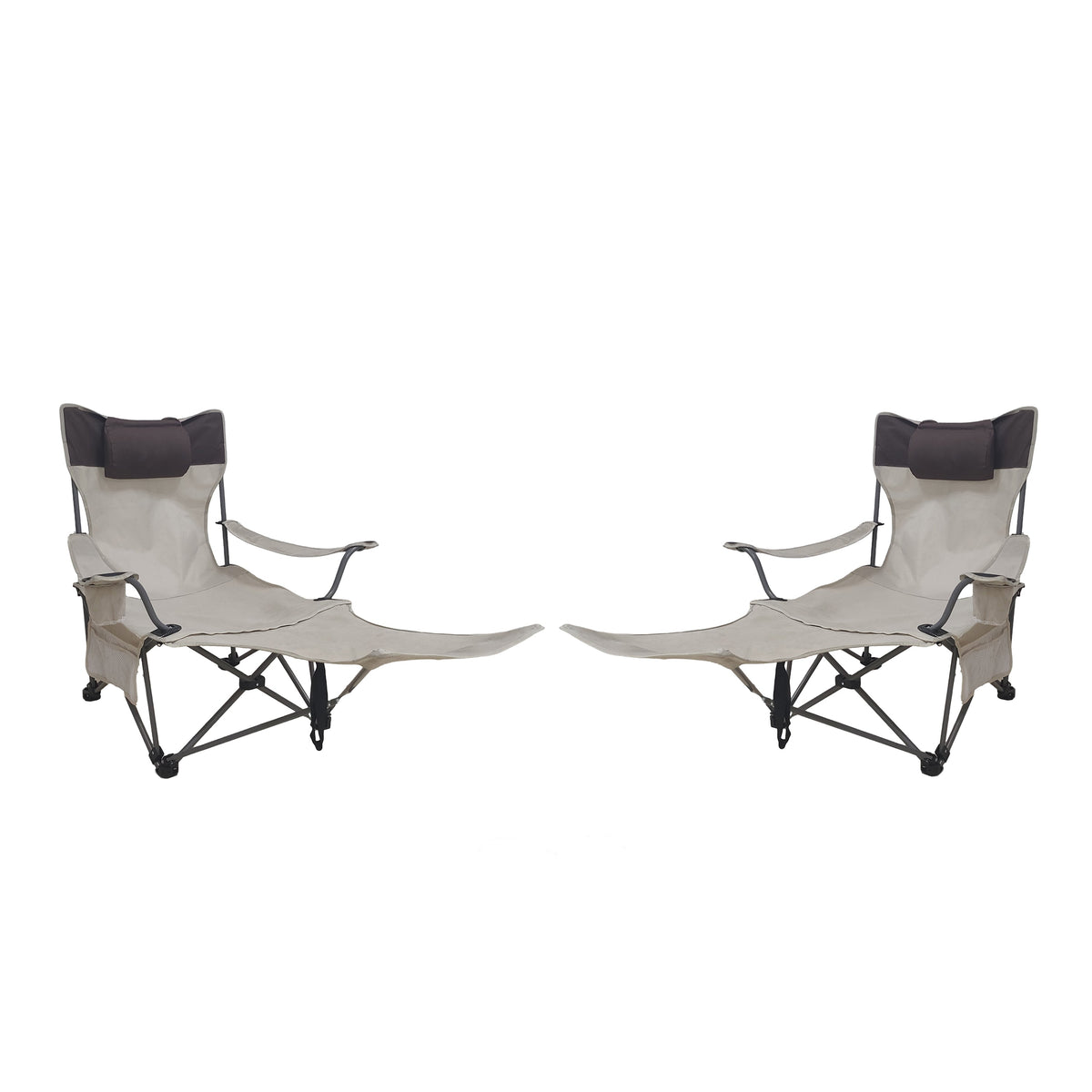 2PCS Outdoor Camping Chairs