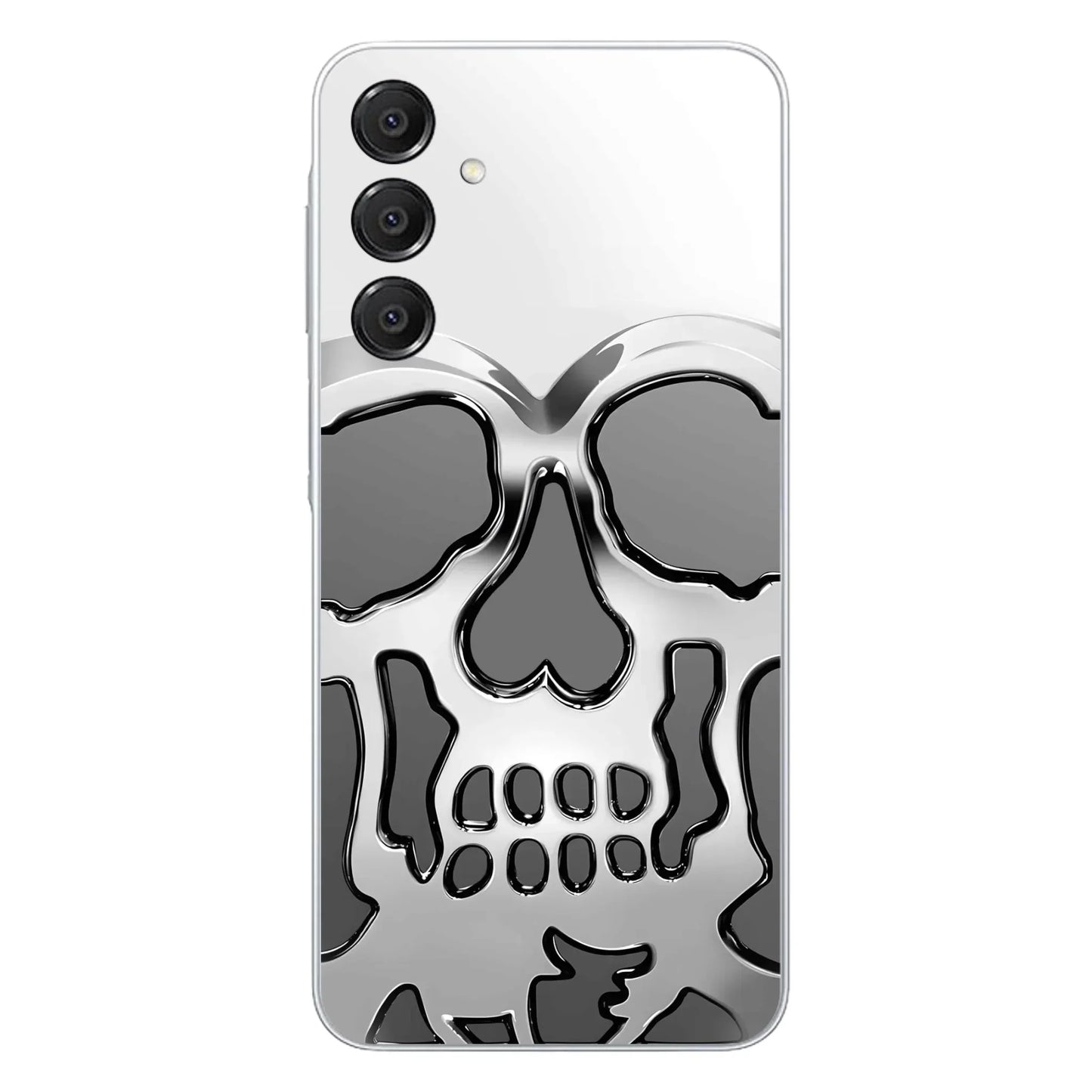 Custom Personalized Veteran Skull Metalic Phone Case - Gift Idea For Veteran - Case For iPhone/ Samsung