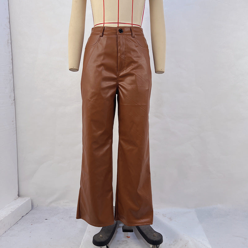 Women's Retro Loose-fit Straight-leg Pants