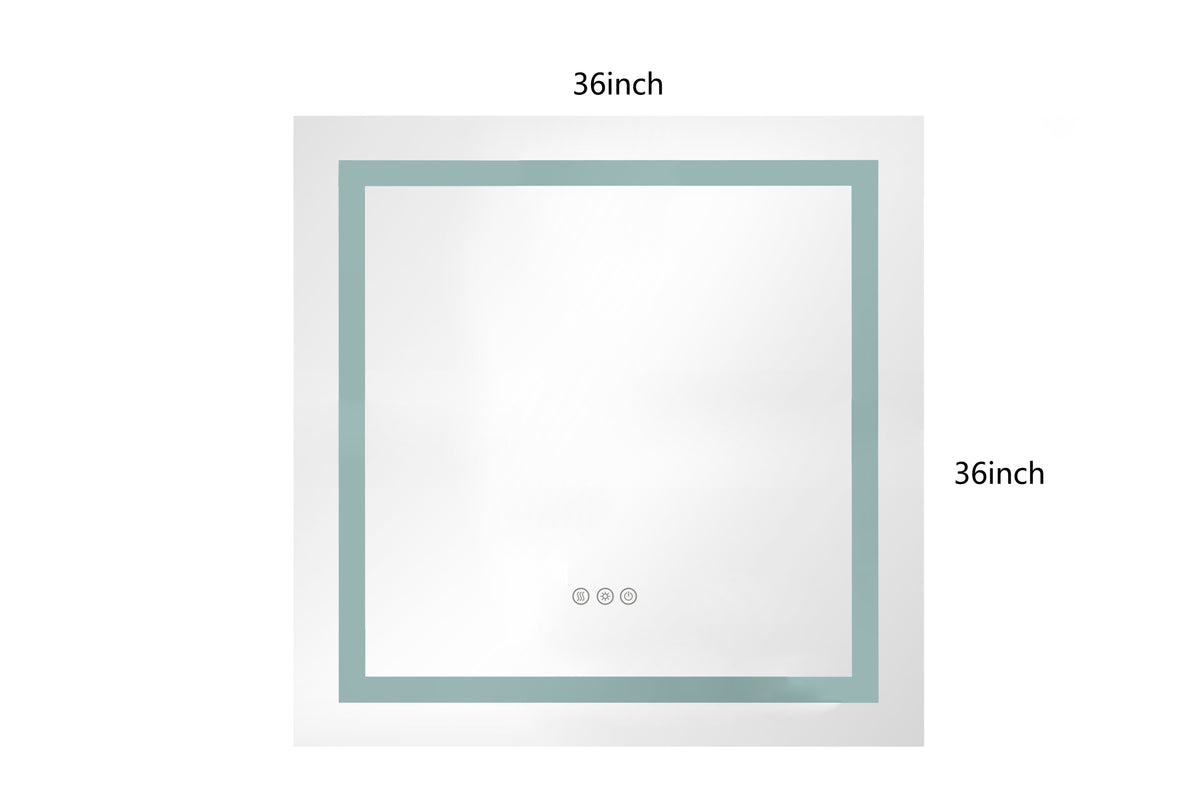 36 x 36 Inch LED Bathroom Mirror