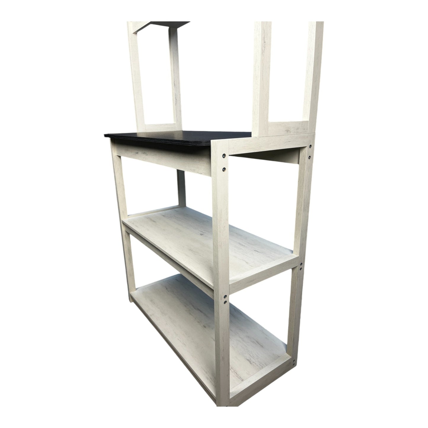 31.5" Baker's Rack in White and Black
