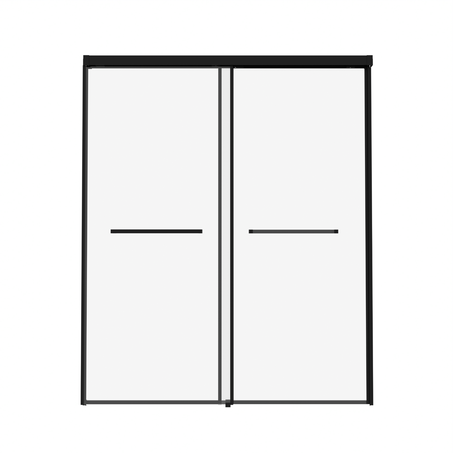 60 in. W x 72 in. H Semi-Frameless Sliding Shower Door