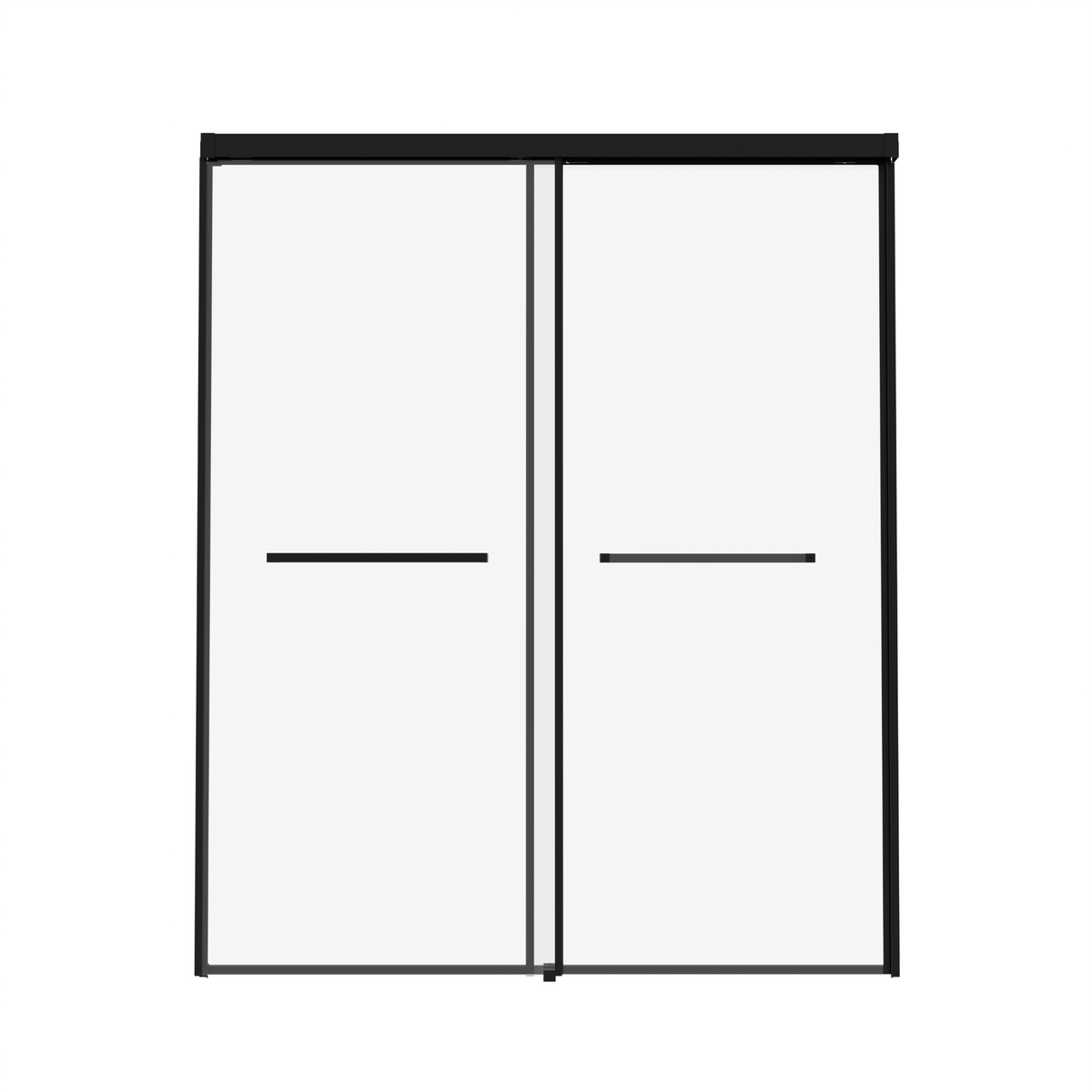 60 in. W x 72 in. H Semi-Frameless Sliding Shower Door