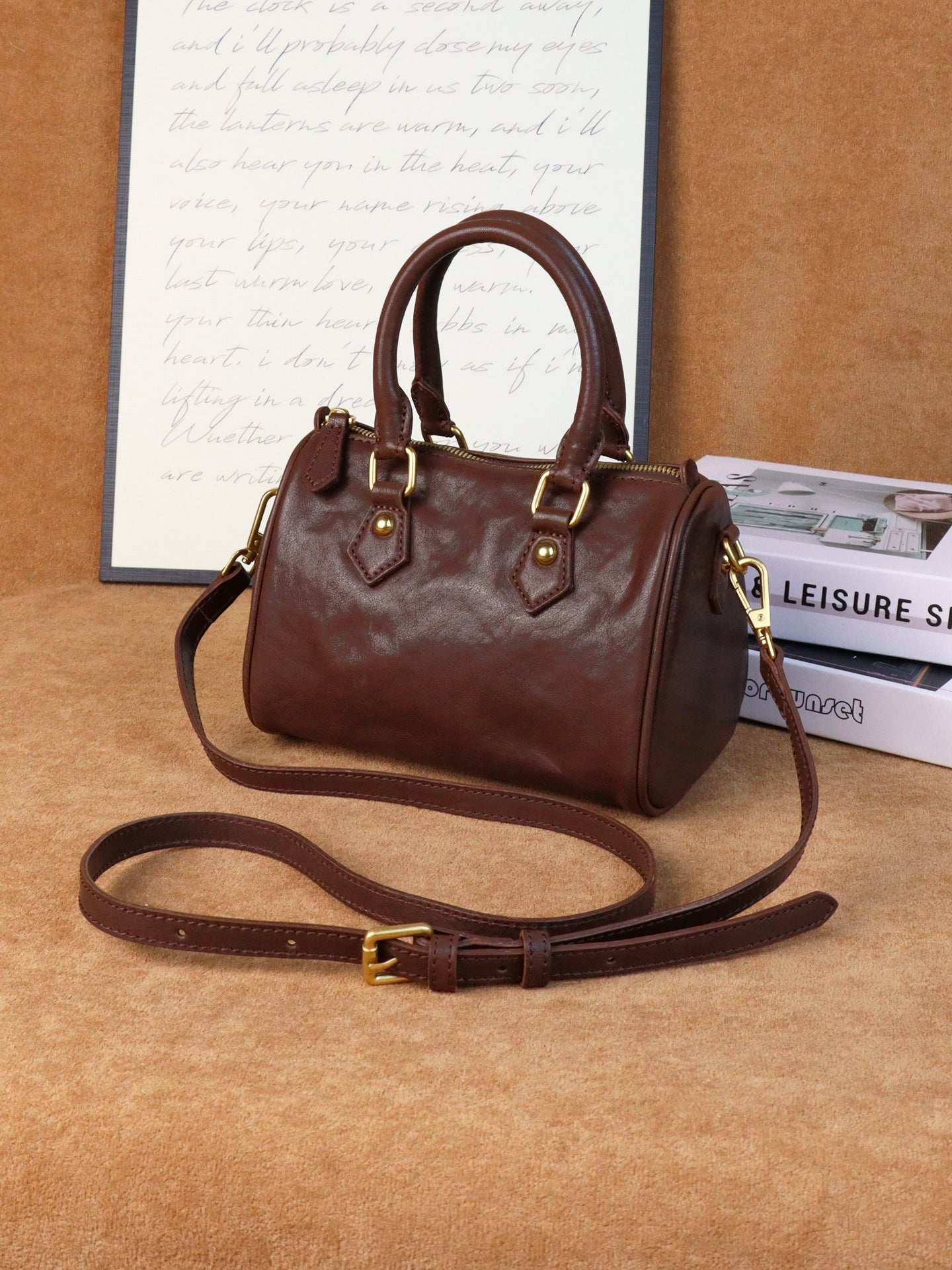 Boston-style Sophisticated Niche-design Vintage Handbag