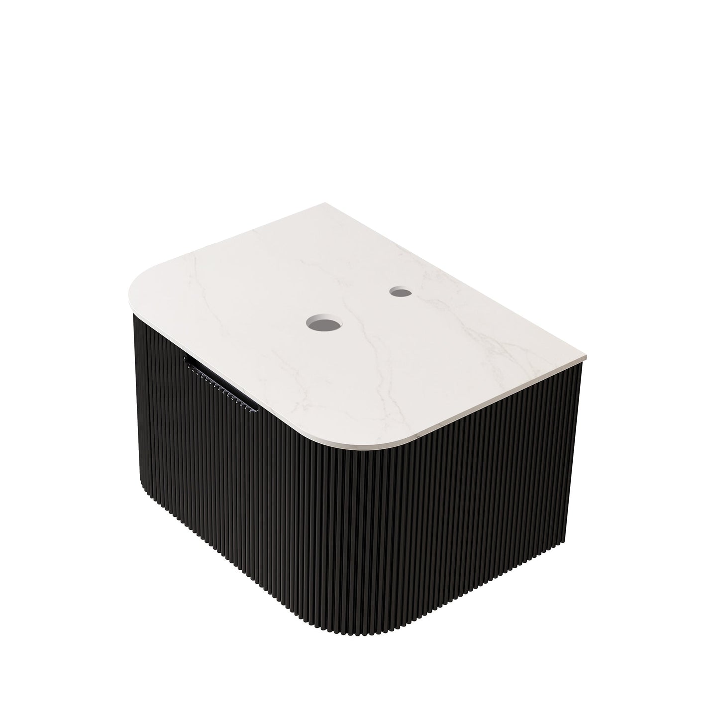 DINA 24'' Wall Mounted Plywood Cabinet with Carrara