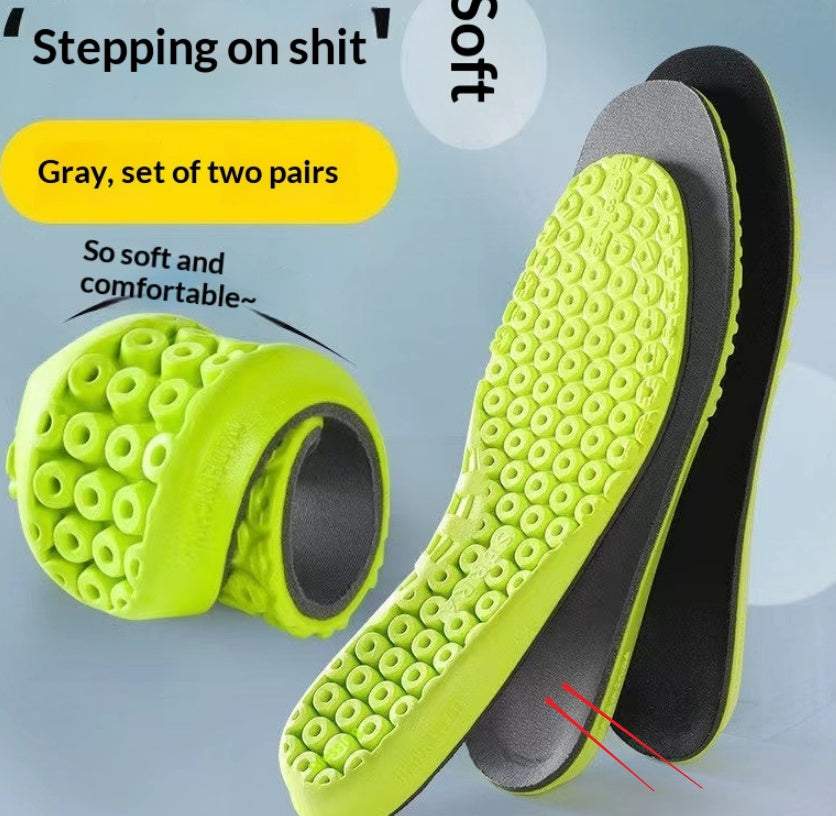 Shock-absorbing Athletic Insoles